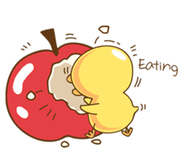 Cutie baby duck sticker #6838748