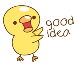 Cutie baby duck sticker #6838751