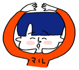 Men`s sticker sticker #6839178