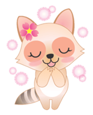 Lovely Raccoon Family sticker #6839241