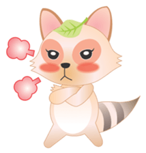 Lovely Raccoon Family sticker #6839251