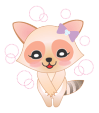 Lovely Raccoon Family sticker #6839256