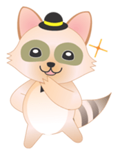 Lovely Raccoon Family sticker #6839259