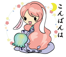 A fox and rabbit sticker #6839594