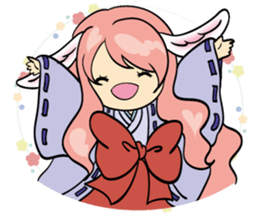 A fox and rabbit sticker #6839600