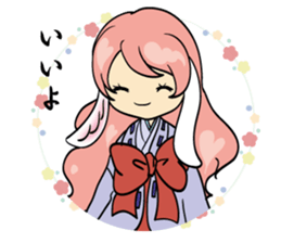 A fox and rabbit sticker #6839608