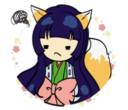 A fox and rabbit sticker #6839626