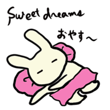 Simple communication and reply of Bunny sticker #6840154