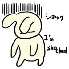 Simple communication and reply of Bunny sticker #6840173