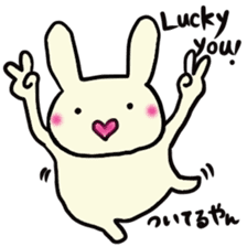 Simple communication and reply of Bunny sticker #6840179