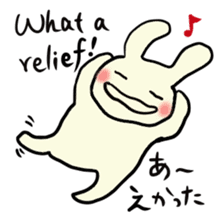 Simple communication and reply of Bunny sticker #6840185