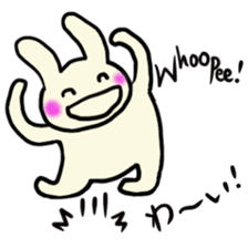 Simple communication and reply of Bunny sticker #6840187