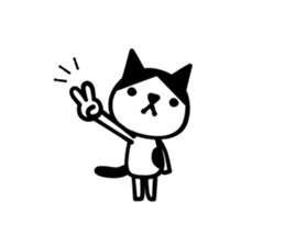 Greetings cat and animals3 sticker #6840243