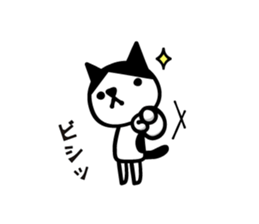 Greetings cat and animals3 sticker #6840268