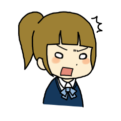 Female high-school students sticker by Hotaru Sakida