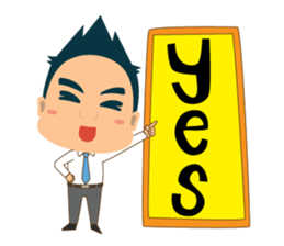 Mr.Tina (Office Syndrome) sticker #6840515