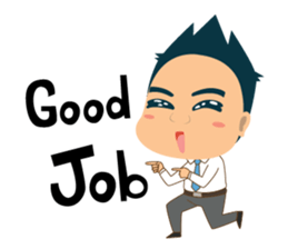 Mr.Tina (Office Syndrome) sticker #6840517