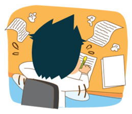 Mr.Tina (Office Syndrome) sticker #6840527