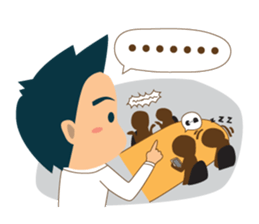 Mr.Tina (Office Syndrome) sticker #6840535