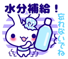 Summer Rabbit, Cat, Bear,Chick sticker sticker #6841563