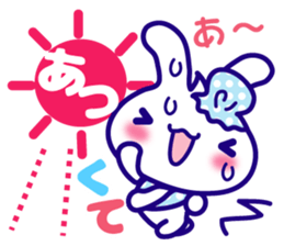 Summer Rabbit, Cat, Bear,Chick sticker sticker #6841564