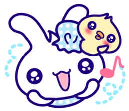 Summer Rabbit, Cat, Bear,Chick sticker sticker #6841574