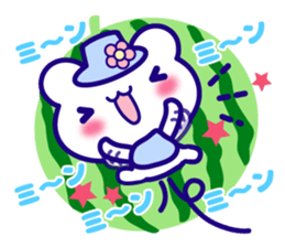 Summer Rabbit, Cat, Bear,Chick sticker sticker #6841575