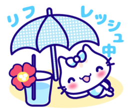 Summer Rabbit, Cat, Bear,Chick sticker sticker #6841589