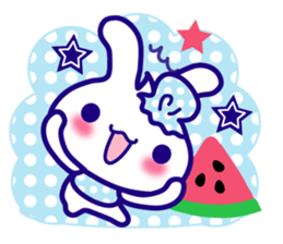 Summer Rabbit, Cat, Bear,Chick sticker sticker #6841590