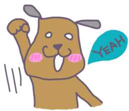 BLUE CAT , FUNNY DOG . sticker #6841678