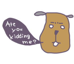 BLUE CAT , FUNNY DOG . sticker #6841680