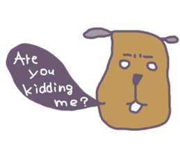 BLUE CAT , FUNNY DOG . sticker #6841680