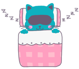 BLUE CAT , FUNNY DOG . sticker #6841683