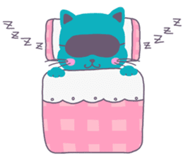 BLUE CAT , FUNNY DOG . sticker #6841683