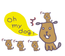 BLUE CAT , FUNNY DOG . sticker #6841699