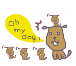 BLUE CAT , FUNNY DOG . sticker #6841699