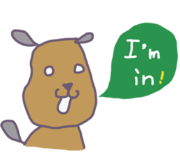 BLUE CAT , FUNNY DOG . sticker #6841703