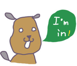 BLUE CAT , FUNNY DOG . sticker #6841703