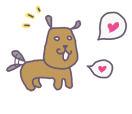 BLUE CAT , FUNNY DOG . sticker #6841704