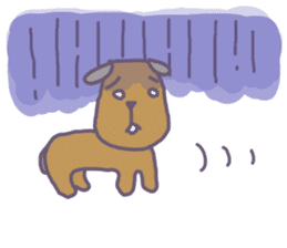 BLUE CAT , FUNNY DOG . sticker #6841706