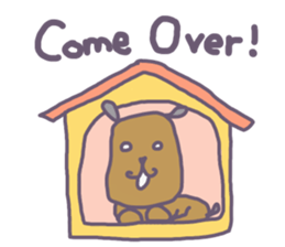 BLUE CAT , FUNNY DOG . sticker #6841709