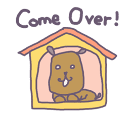 BLUE CAT , FUNNY DOG . sticker #6841709