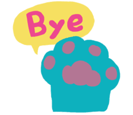 BLUE CAT , FUNNY DOG . sticker #6841711