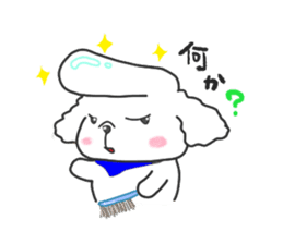 Every day of the toy poodle. sticker #6841996