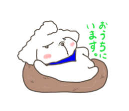 Every day of the toy poodle. sticker #6841997