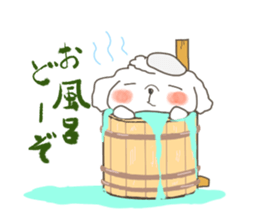 Every day of the toy poodle. sticker #6842006