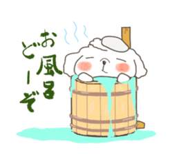 Every day of the toy poodle. sticker #6842006