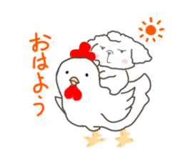 Every day of the toy poodle. sticker #6842012