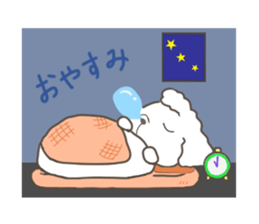 Every day of the toy poodle. sticker #6842015