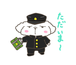 Every day of the toy poodle. sticker #6842021